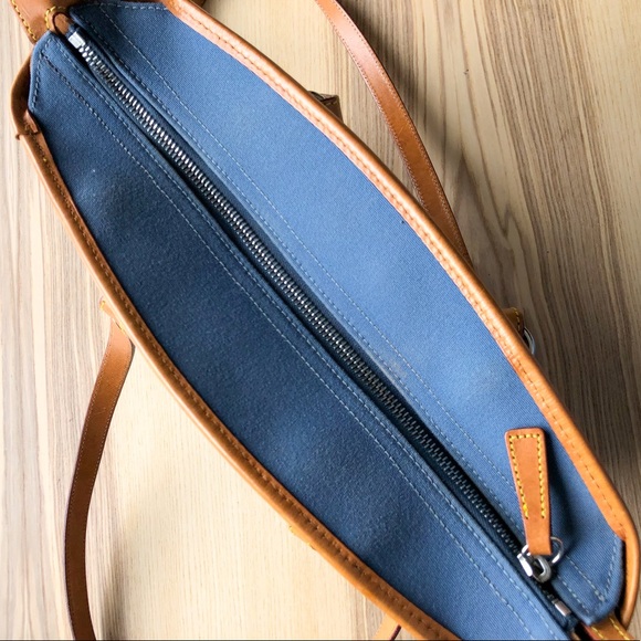Dooney & Bourke Blue Canvas Shoulder Bag - Picture 7 of 8
